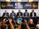 NBA总决赛赛前新闻发布会现场照片